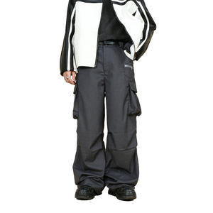 Pantalon cargo tactique décontracté pour homme, taille haute, délavé, style électricien, Jogger Ken S en drill - Product Image 1