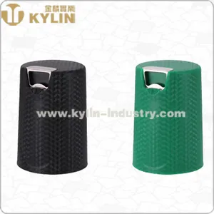 promotional plastic practical dice cup shape with bottle opener