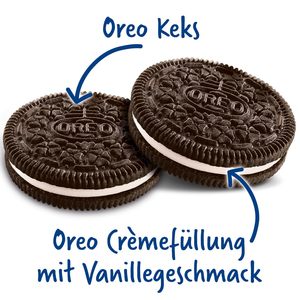 OREO Original Kako Cookies - 16 x 154g - With a Delicious Vanilla Flavoured Cream Filling - Product Image 5