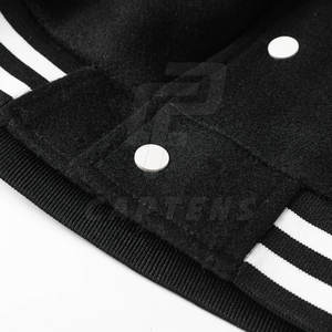 Veste Letterman à quantité minimale de commande basse pour l'extérieur Veste d'hiver Letterman à logo personnalisé à la mode pour hommes - Product Image 6
