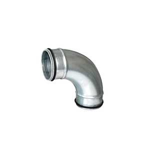 Piezas Tecnosystemi 90 Smooth Bend para sistemas HVAC de conductos circulares - Product Image 1