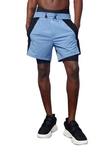Pantalones cortos de chándal de nailon para hombre OEM 2025 personalizados, pantalones cortos de entrenamiento para correr con forro de tela de malla, talla 6XL - Product Image 4