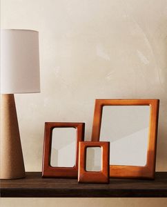 USUARIO MARCO DE IMAGEN DE MADERA PERSONALIZADO MARRÓN MARCO DE FOTOS Marcos DE FOTOS rústicos de madera maciza Exhibición para decoración de pared - Product Image 2