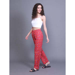 Pijama 100% Algodón Estampado con Bolsillos, Vestido de Dormir Tejido ODM con Cierre de Botones y Cordón, Logotipo Personalizado, Estampado Animal, Talla XS - Product Image 3