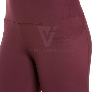 Women's Custom Logo Breathable Yoga <b>Pants</b> Mid Waist Casual Leggings Custom Colors OEM Service Available Spandex/Polyester All - Product Image 5