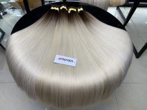 Wholesale Luxury 28-Inch Vietnamese Raw Hair Extensions <b>Nasa</b> Hair Bulk Super Double Drawn 100g Straight for Colors Dyed - Product Image 3