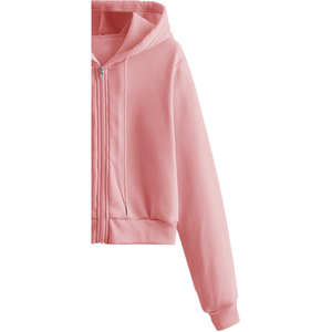 Vestido Sudadera de Forro Polar para Mujer, Personalizado, 100% Algodón, Transpirable, Resistente al Viento, Ecológico, Diseño Bordado en Relieve en la Parte Delantera - Product Image 5