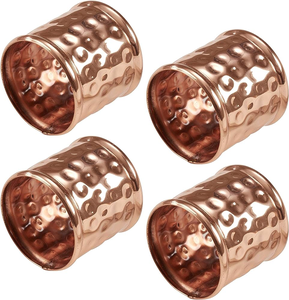 ห่วงรัดผ้าเช็ดปากทำจากทองแดงอุปกรณ์ตกแต่งบ้านฟาร์มแบบแวววาว - Product Image 2