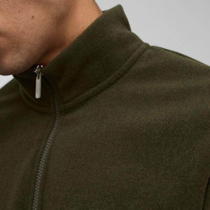 เสื้อสเวตเชิ้ตซิป ¼ ตัว ราคาสุดคุ้ม ผ้าฝ้าย/โพลีเอสเตอร์ ทรงโอเวอร์ไซส์ สำหรับผู้ชาย - Product Image 4