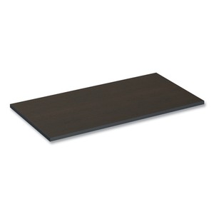 Alera ALETT4824EW Espresso/<b>Walnut</b> Rectangular Reversible Laminate <b>Table</b> Top 47.63 In. X 23.63 In. Contemporary Made Melamine - Product Image 5