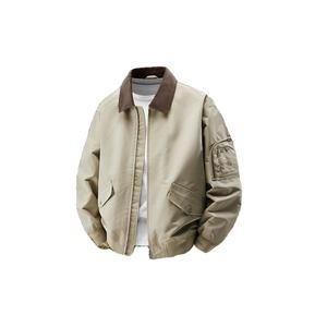 Chaqueta Casual para Hombre, Cortavientos e Impermeable, para Otoño, con Cierre de Cremallera Frontal, Diseño con Puntos y Logotipo - Product Image 3