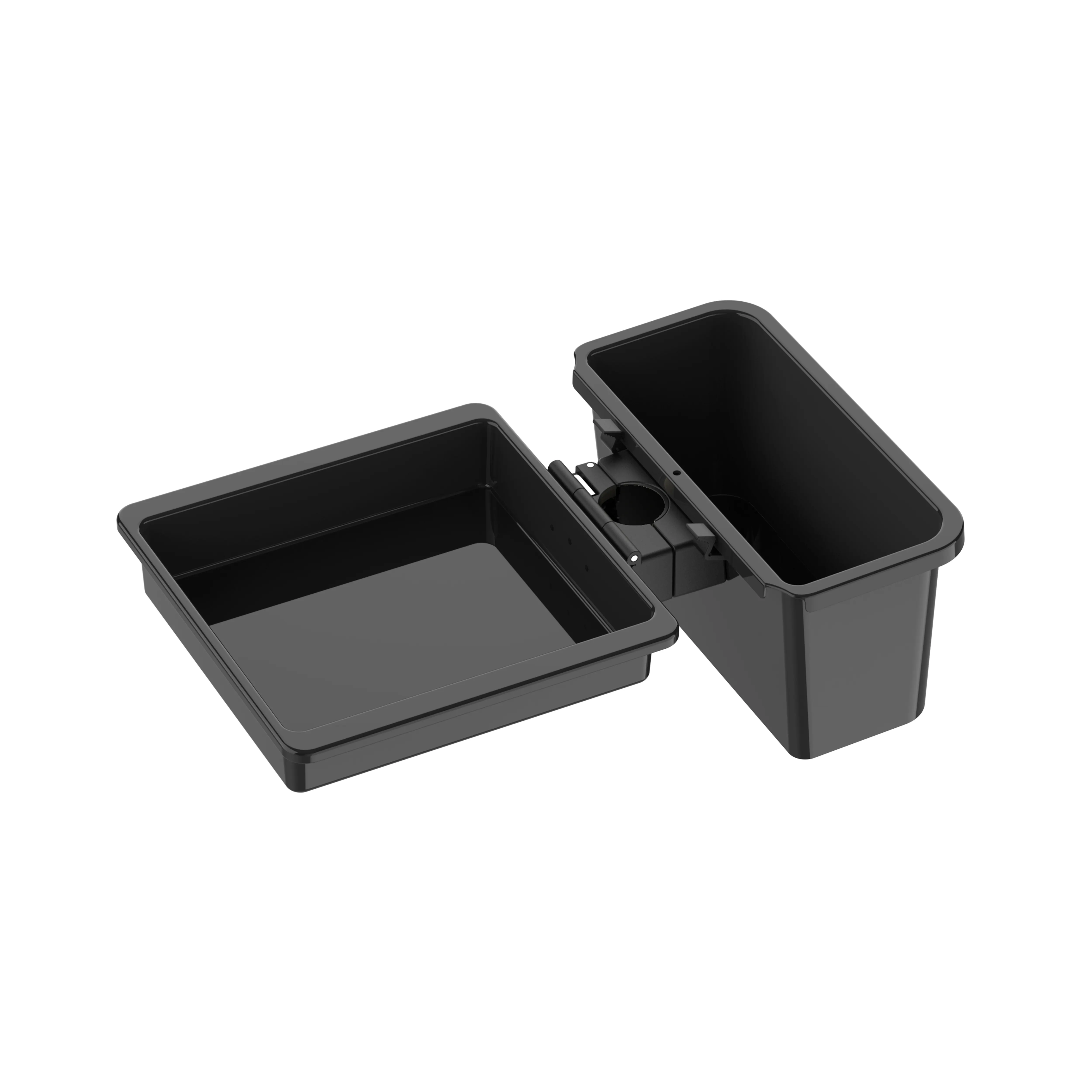 Convenient Salon Service Design Compact and Durable Fashion Salon Furniture Folding Tray and Trash Box Set