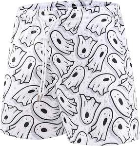 Custom OEM Service High Street Style <b>Men's</b> Gym <b>Shorts</b> Elastic Waist <b>5</b> <b>Inch</b> <b>Inseam</b> Double Layer 100% Polyester Sublimation Mesh - Product Image 5