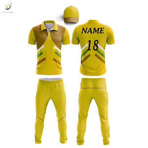 2022 Ropa deportiva para exteriores hecha a medida Uniforme de cricket para hombres y mujeres en material de poliéster duradero Su propio diseño a la venta - Product Image 2
