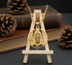 Collar de cadena de eslabones de rodio de plata 925 Animal minimalista uso diario colgante hindú espiritual chapado en oro tendencia regalo de moda - Product Image 3