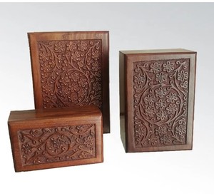<b>Pet</b> Urn <b>Box</b> Wood Keepsake <b>Box</b> Urns for Cat Dogs Ashes - Product Image 4