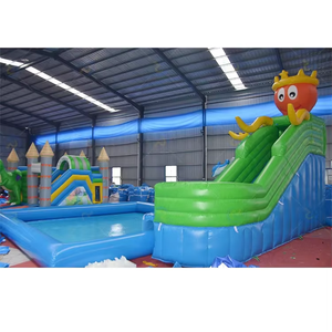 Tobogán Acuático Inflable Comercial con Diseño de Pulpo, Piscina, Brincolines, Castillo Inflable para Niños, Brincolín Inflable para Exteriores - Product Image 2
