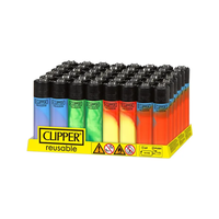 Lot de 12 briquets Clipper originaux - Briquets Clipper officiels avec silex amovible