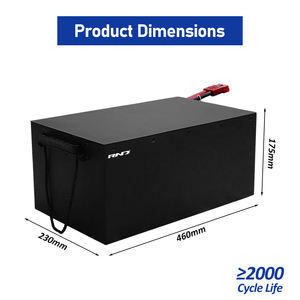 Baterai Lithium Iron Phosphate 72V50Ah Berkinerja Tinggi Tahan Air IP65 Garansi <span class=keywords><strong>3</strong></span> Tahun Daya Tahan Lama Desain Ringan dan Kompak untuk - Product Image 3