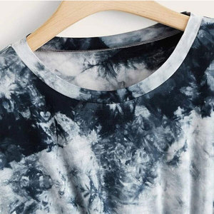 T-shirt court en toile décontracté pour femme, haute qualité, nouveau design, respirant - Product Image 3