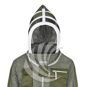 Chaqueta de Seguridad para Apicultura al por Mayor con Ventilación Transpirable Verde y Protección de Capucha, Ropa Cómoda para Apicultores - Product Image 3