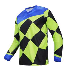 Asequible Dirt Bike Racing Shirt Hombres Manga larga Cómodo Motocross Jersey Sports Gear Motocicleta Auto Racing Wear - Product Image 3