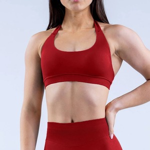 Sujetador deportivo de alta sujeción para mujer, ligero, sin costuras, para gimnasio, Fitness, transpirable, de talla grande, con estampado de logotipo personalizado, logotipo frontal Reversible - Product Image 3