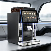 Máquina de Café Espresso Comercial TCN, de Grano a Taza, 200 Tazas Diarias, Automática, para Hotel, Restaurante, Tienda de Conveniencia