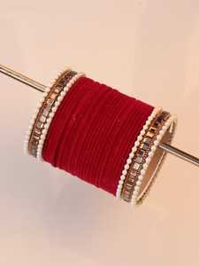 Churiya bracelet ensemble pour mariage dernière conception bijoux pour femmes fait à la main bracelets de mariée ensembles pour dames - Product Image 5