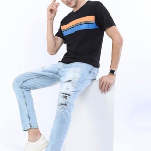 Summer Trend Men's 100% Cotton Lightweight Fabric Solid Color Quick-Dry Breathable Anti-Pilling Comfortable Outdoor <b>Travel</b> - Product Image 5