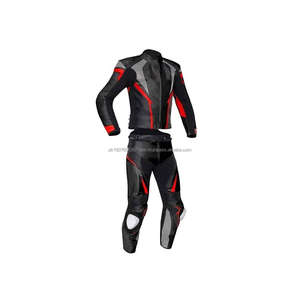 Chaqueta de Motociclista Personalizada con Logotipo al por Mayor, Conjunto de Chaqueta de Cuero para Carreras de Alta Calidad - Product Image 2