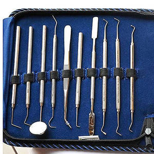 Kit de Elevadores Dentales para Raíces, Combinación de 20 Instrumentos Manuales de Acero Inoxidable Alemán para Uso Profesional, Incluye Espejo Bucal - Product Image 4