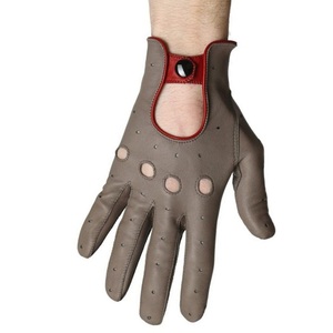 Gants de mode en cuir pour hommes de haute qualité matériau en peau de mouton hiver chaud vêtements de plein air sports de conduite - Product Image 5