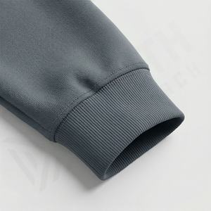 Service OEM, survêtements pour hommes confortables à la vente, logo personnalisé, molleton technique zippé, jogging uni, ensemble deux pièces, vêtements de sport - Product Image 6