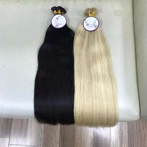 Mcsara-extensiones de cabello humano doble, cabello natural con queratina marrón, Rubio vietnamita, 2023 - Product Image 1