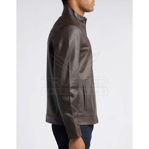 เสื้อแจ็คเก็ตหนังผู้ชายกันลมกันน้ำ - Product Image 3