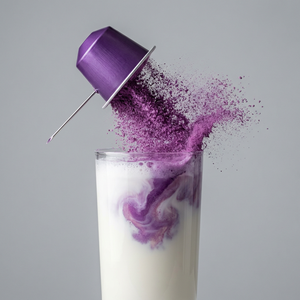 Cápsulas de Ube Matcha Latte, Té Adelgazante de Moda, Marca Privada OEM para Bebida Viral en Caja/Bolsa a Granel - Product Image 1