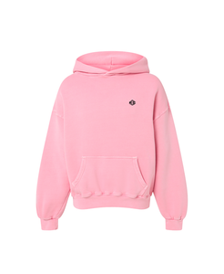 OEM Rose Surdimensionné Y2k Lourd Décontracté Solide 500gsm Blanc Femmes Unisexe Pull Streetwear Drop-shoulder hoodies pour femme - Product Image 1