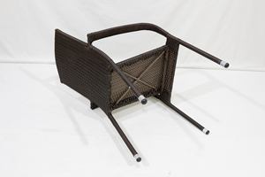 Comehome Sillas de patio Asientos cómodos al aire libre Diseño resistente a la intemperie para jardín Balcón y uso en patio - Product Image 2