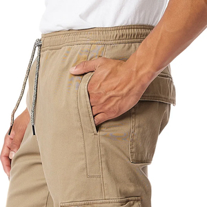 Pantalons pour hommes lourds personnalisés Pantalons cargo lavés de qualité supérieure Pantalons cargo multi-poches - Product Image 5