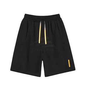 Meilleures ventes de shorts cargo décontractés en coton pour hommes avec motif de décoration, anti-rides, taille élastique, logo personnalisé OEM - Product Image 1