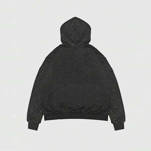 เสื้อฮู้ดดี้ผู้ชายดีไซน์โดดเด่น ไซส์ใหญ่ สไตล์เบสิก ประดับเพชรเทียม ขายส่ง คุณภาพสูง เสื้อฮู้ดดี้ผู้ชายสไตล์สตรีทแวร์ ประดับเพชรเทียม - Product Image 2