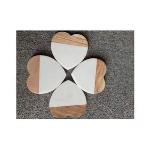 Sous-verres en résine dernier modèle Sous-verres de forme octogonale Sous-verres pour la maison et les ustensiles de cuisine Sous-verres pour les fêtes d'anniversaire Tapis et tampons de table Vaisselle - Product Image 6