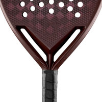 Ensemble de raquettes à pagaie en carbone avec logo personnalisé Raquettes à pagaie en forme de larme Équilibre dans le temps Cadre en aluminium Filet en fibre Conceptions de raquettes EVA personnalisées