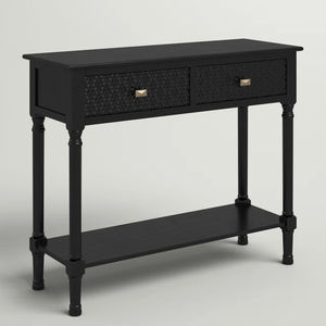 Mesa de consola hecha a mano de madera maciza de diseño moderno hecha a medida recién llegada en suministro a granel de India a precio económico - Product Image 3