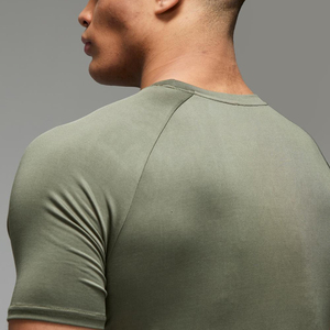 Camisetas de Manga Corta para Hombre, de Secado Rápido, 100% Algodón, para Gimnasio y Entrenamiento, con Logotipo Frontal Personalizado, Estilo Antiguo - Product Image 3