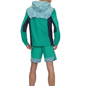 Conjunto Corto de Chaqueta Cortavientos Deportiva de Verano para Hombre, en Tela de Poliéster, Personalizable, con Elasticidad en 4 Direcciones, para Uso Casual - Product Image 3