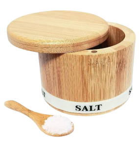 Boîte de rangement d'épices aux herbes organisateur ustensiles de cuisine conception Simple sel poivre en bois cave à sel sucrier utilisation de la cuisine à domicile - Product Image 3