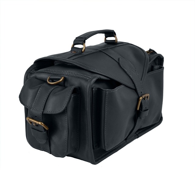 Black Full Grain Leather Camera Bag Ideal for Photographers Beginner or Professional Premium Camera Accessories LCG-0050