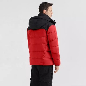 Nouveau design de veste bouffante en vrac fabriquée au Pakistan avec logo brodé sur mesure vestes de couleurs unies pour hommes - Product Image 5